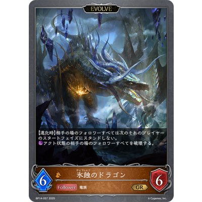 画像1: 【EVOLVE】氷蝕のドラゴン[SVE_BP14-057_GR]