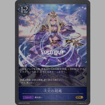 画像1: 次元の超越[SVE_EBD02-007_GR]