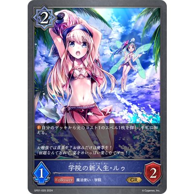 画像1: ★プレミアム仕様★学院の新入生・ルゥ[SVE_SP01-025_GR]