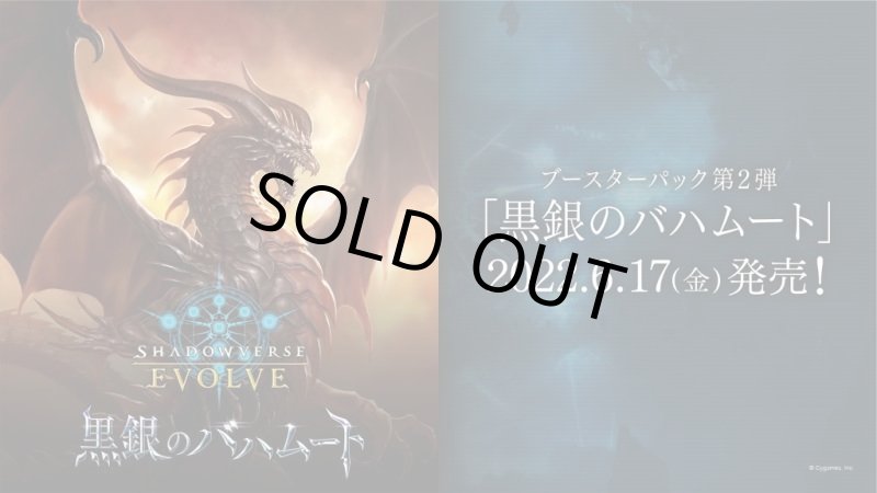 画像1: Shadowverse EVOLVE ブースターパック第2弾「黒銀のバハムート」(1カートン・16BOX入)((1BOXあたり5280円)(シャドウバース エボルヴ)[新品商品] (1)