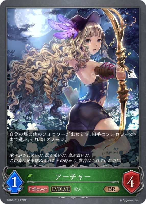 画像1: 【EVOLVE】アーチャー[SVE_BP01-019BR] (1)