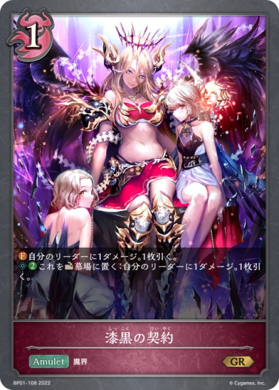 画像1: 漆黒の契約[SVE_BP01-108GR] (1)