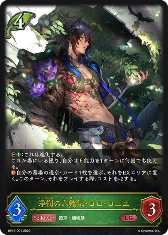 画像1: 浄樹の六銘伝・ロロ・ロニエ[SVE_BP18-001_LG] (1)