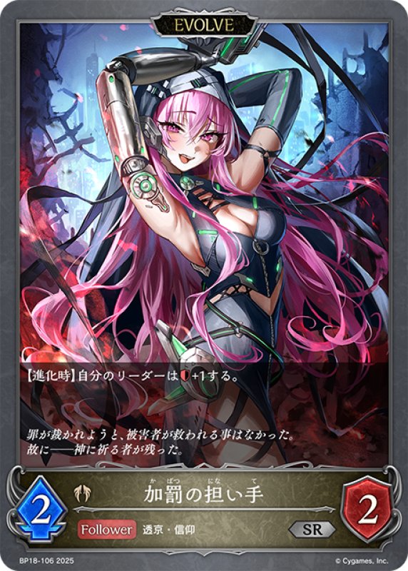 画像1: 【EVOLVE】加罰の担い手[SVE_BP18-106_SR] (1)