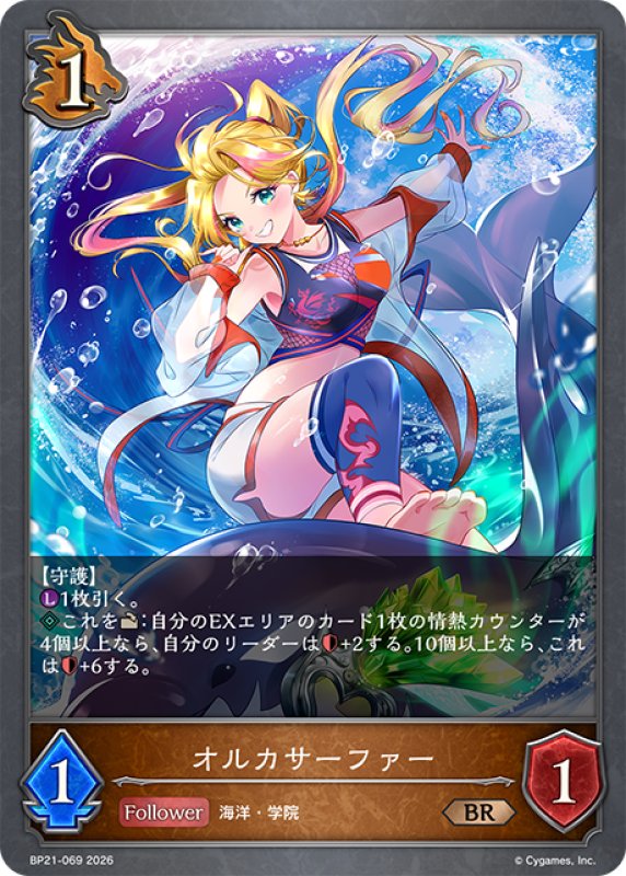 画像1: オルカサーファー[SVE_BP21-069_BR] (1)