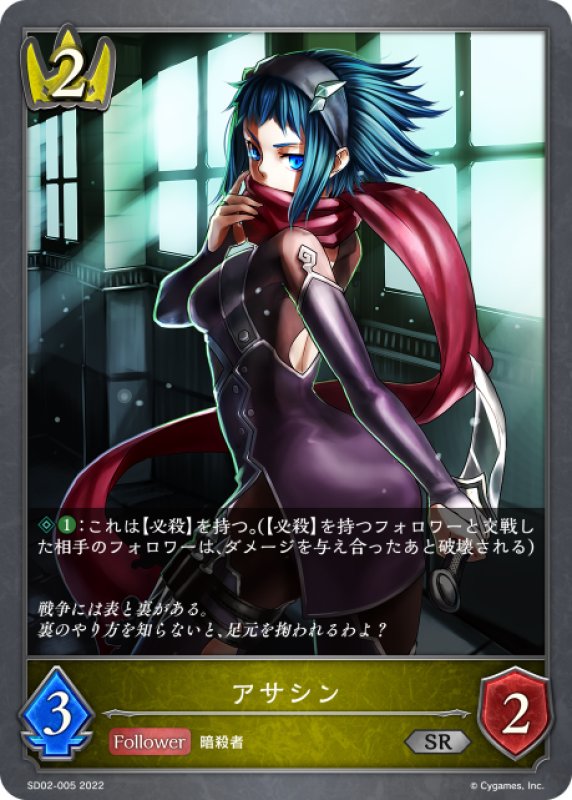 画像1: アサシン[SVE_SD02-005SR] (1)