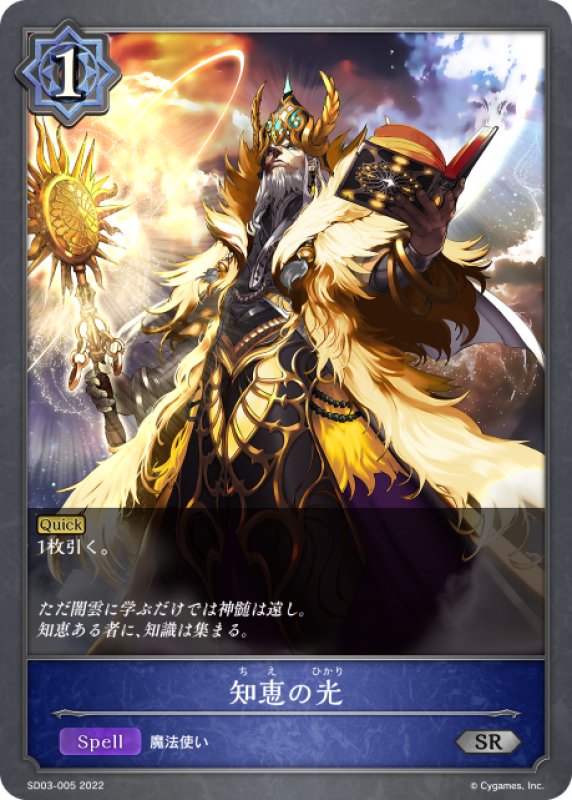 画像1: 知恵の光[SVE_SD03-005SR] (1)
