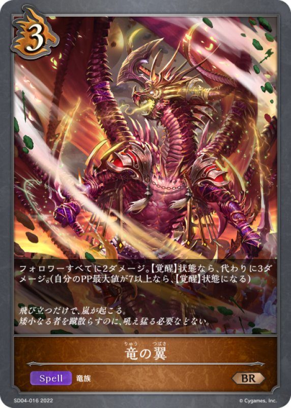 画像1: 竜の翼[SVE_SD04-016BR] (1)