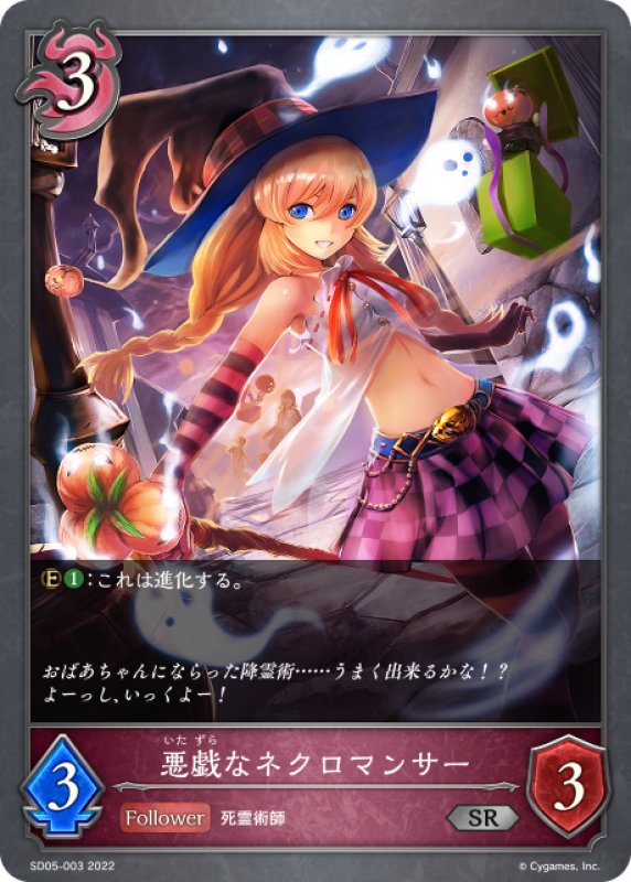 画像1: 悪戯なネクロマンサー[SVE_SD05-003SR] (1)