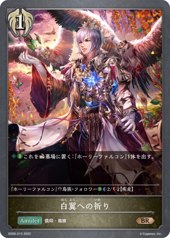 画像1: 白翼への祈り[SVE_SD06-015BR] (1)
